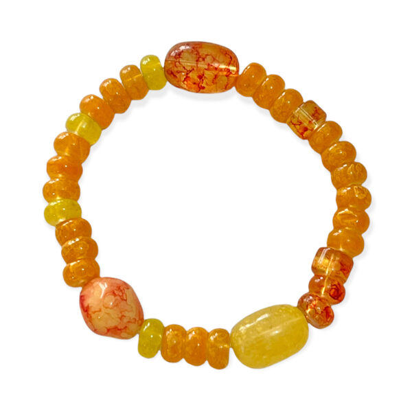 Pulsera Ágata Amarillo 8-12mm - Image 2