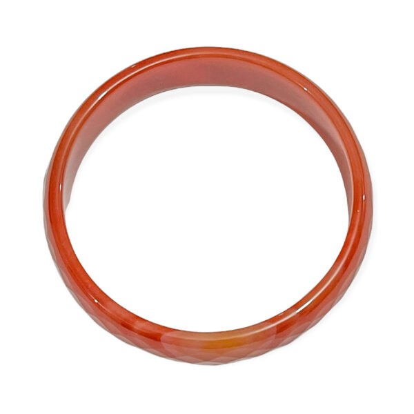 Pulsera Jade Caramelo Facetado Rombo 13mm - Image 2