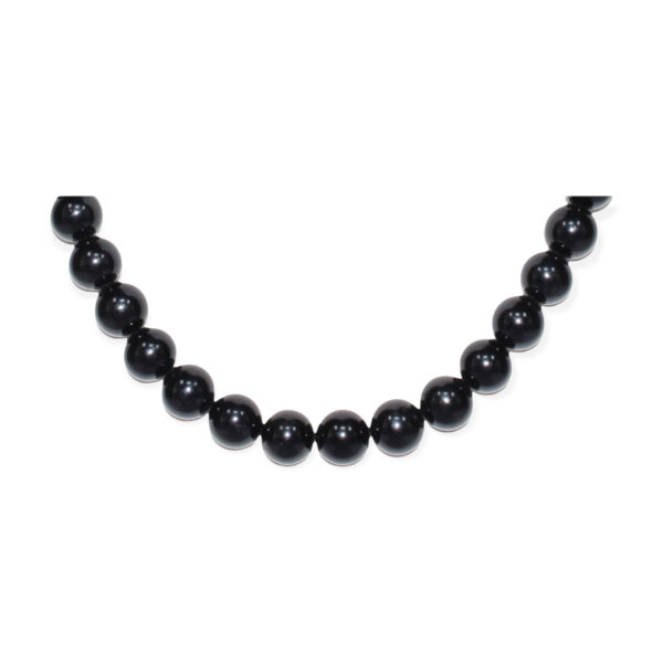 Collar Ónix Redondo Negro 12mm - Image 2