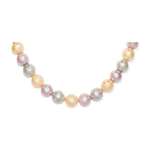 Collar Perla Shell Redondo Multicolor Pastel 12mm