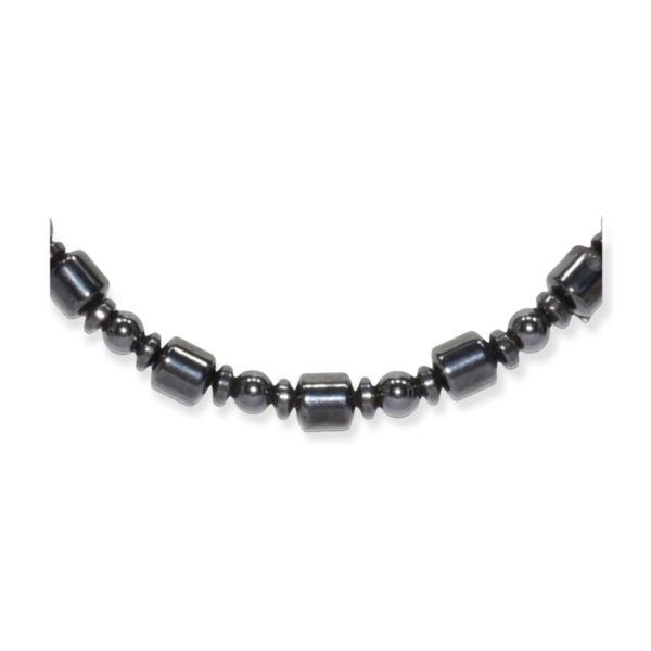 Collar Hematita Cilindro + Esfera + Disco 8mm - Image 2