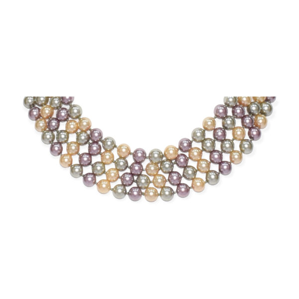 Collar Perla Shell Esfera Multicolor 8mm - Image 2