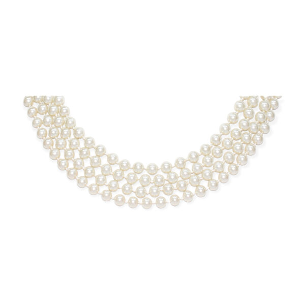 Collar Perla Shell Esfera Blanco 6mm - Image 2