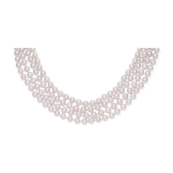 Collar Perla Shell Esfera Rosa 6mm - Image 2