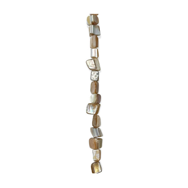 Nácar Cubo Beige 7-8mm