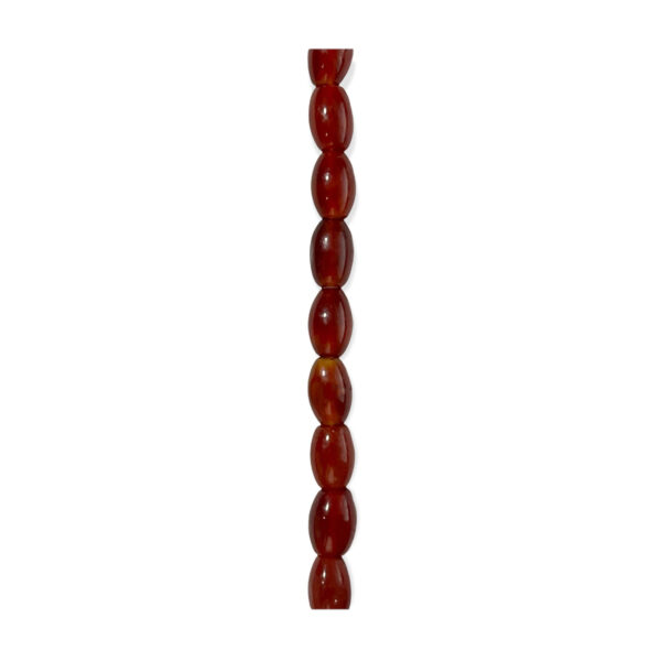 Ágata Óvalo Rojo 7x11mm