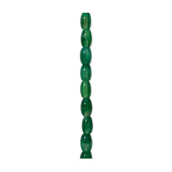 Ágata Óvalo Verde 7x11mm
