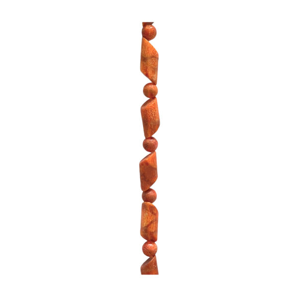 Coral Esponja Cilindro Corte Diagonal + Esfera 7mm