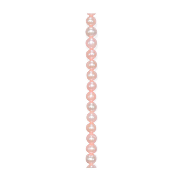 Perla Semiesférica Rosa 5-6mm